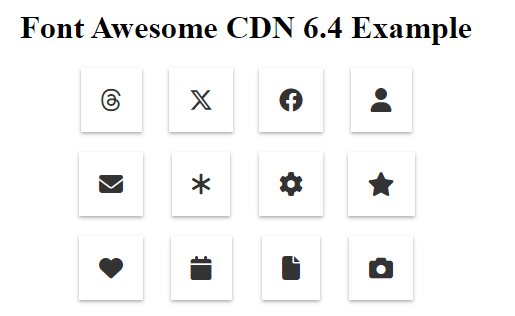 Font Awesome CDN 4.7, 5.15, 6.5(Latest Version) | Fa Fa Icon CDN Link ...