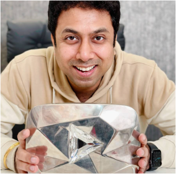 Diamond Button Award From YouTub