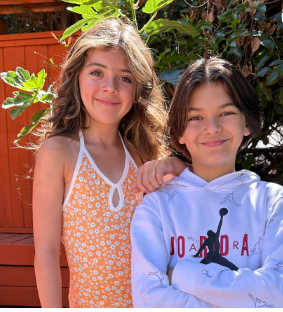 Faye Knightly and her friend