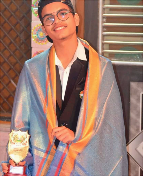 Kayden Sharma received the award