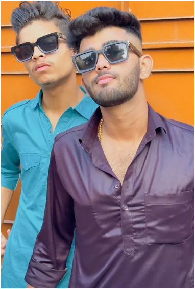 Kayden Sharma and his friend