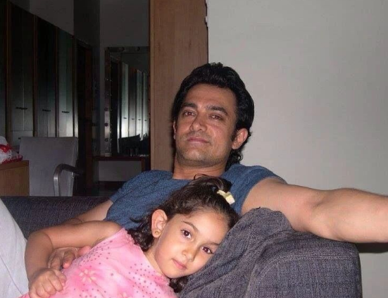 Ira Khan Childhood with Father