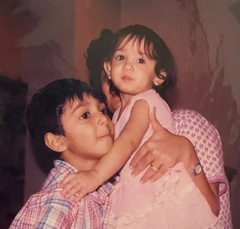 Ira Khan Child Photo with Brother