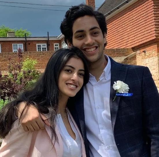 Agastya Nanda with Sister (Navya Naveli Nanda)