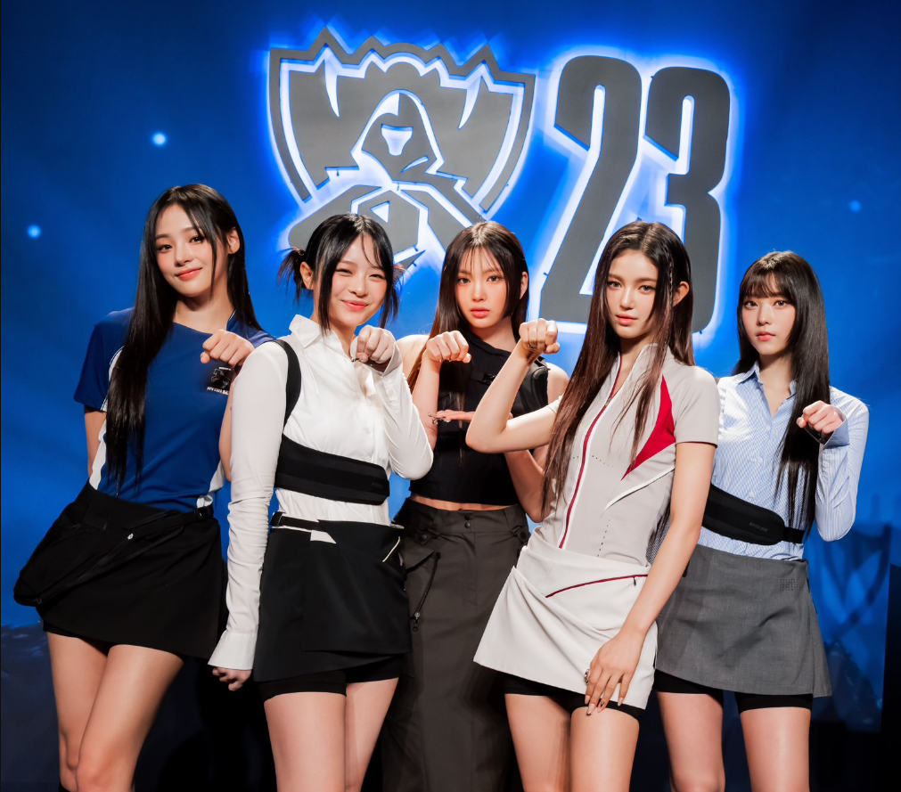 NewJeans Members at Worlds 2023