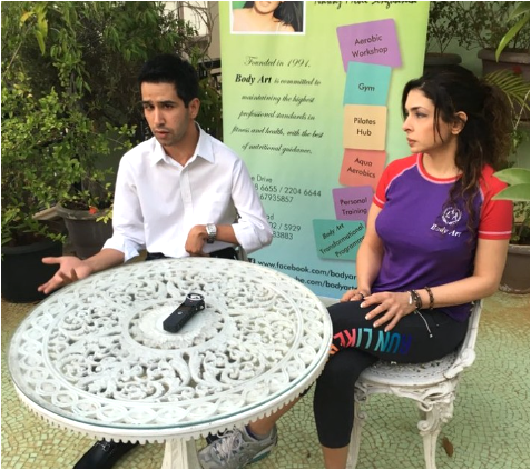 Fitness Consultation at Health Workshop Event