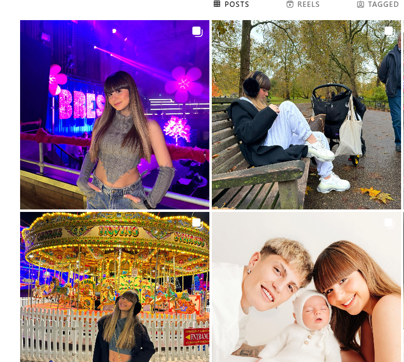 She shared videos and photos in the Instagram.