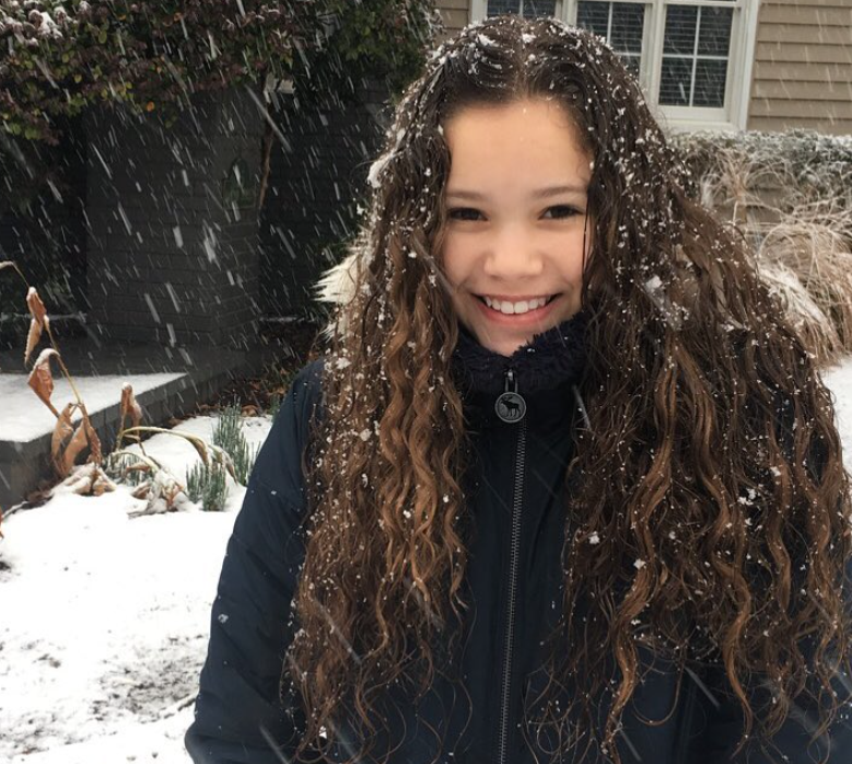 Sierra Haschak enjoys winter and likes snowfall.