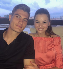 Patrik Schick and his wife