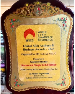 Global Sikh Authers & Business Awards-2023