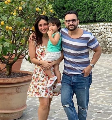 Taimur Ali Khan with parents (Saif Ali Khan & Kareena Kapoor)