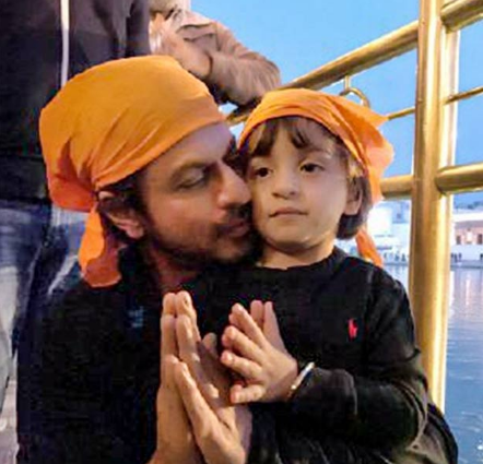 Abram Khan with Father (Shah Rukh Khan)