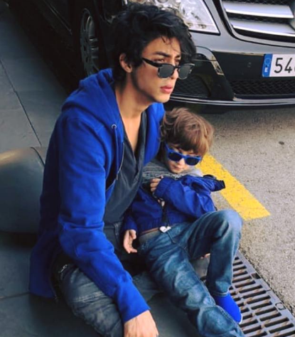 Abram Khan with Brother (Aryan Khan)