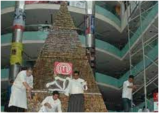 Limca Book of Records: Created India's largest Chocolate Tower