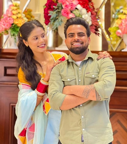 Rony Ajnali with Wife (Manpreet)