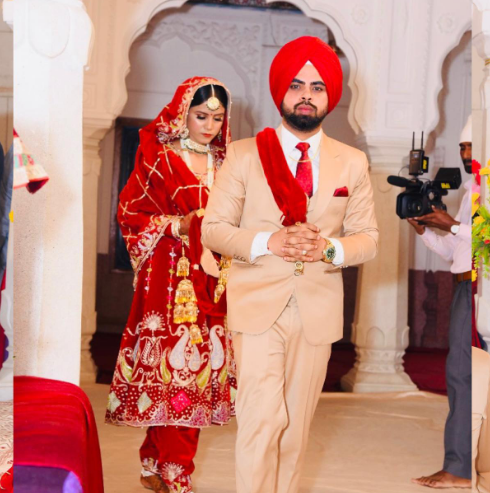 Rony Ajnali with Marriage Photo