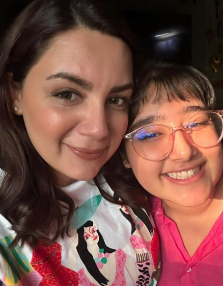 Sana Faysal with Daughter (Aayat Quraishi)