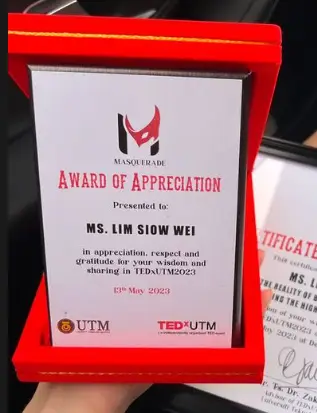 TED (Award of Appreciation)