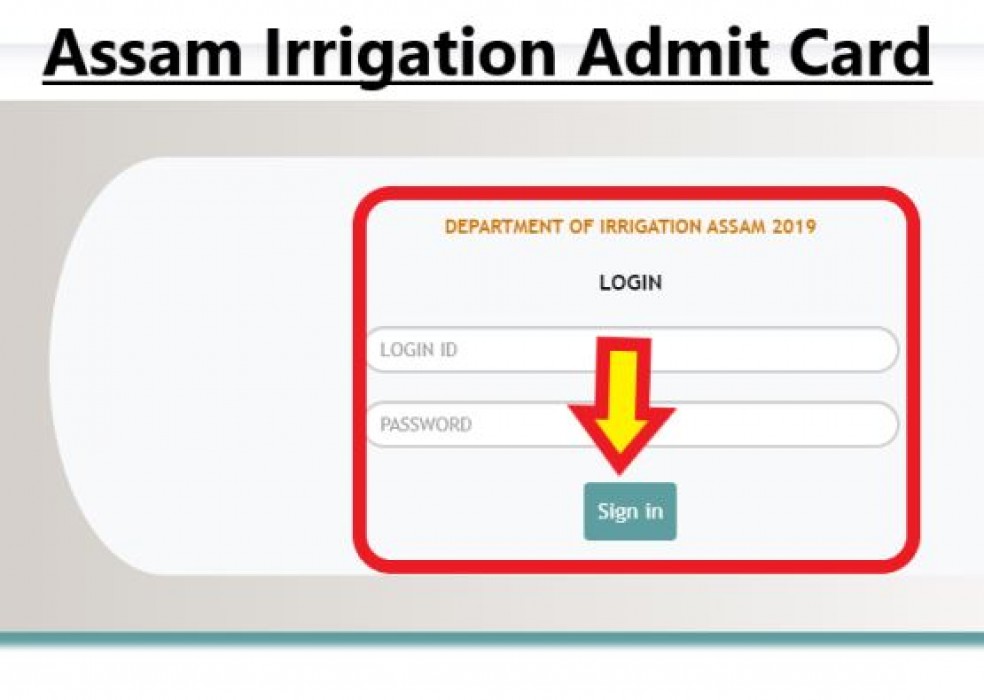 Irrigation Department Assam Admit Card 2020 (News) Junior Assistant