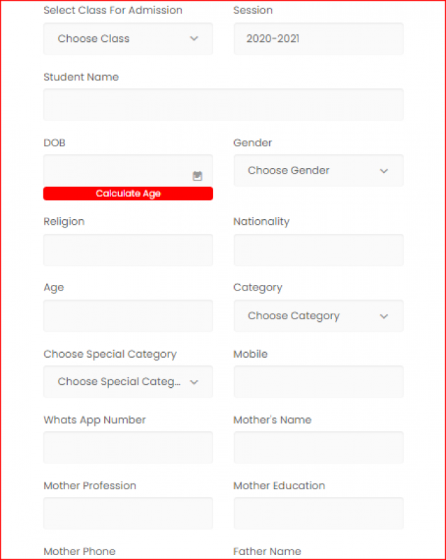 Admission Details St. John's Public School, Hakaripur, Jaunpur (UP) for