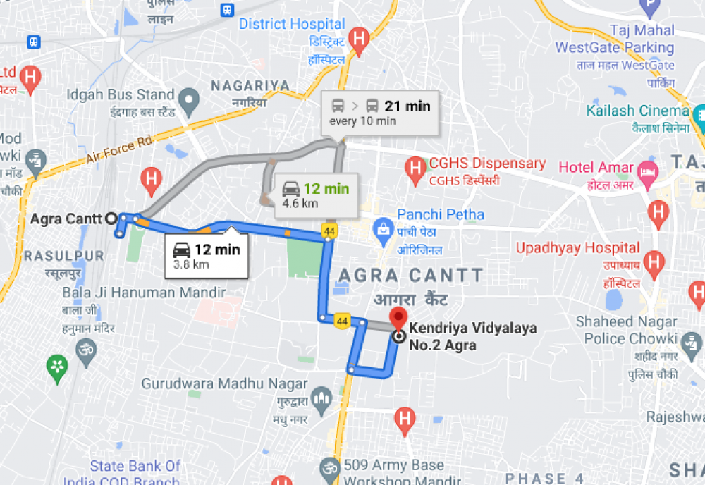 Kendriya Vidyalaya No. 2, Agra Cantt (UP)