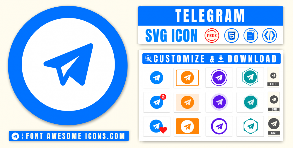 Biểu tượng Telegram: Để tạo ra sự đa dạng cho người dùng, biểu tượng Telegram đã được đổi mới với các tùy chọn màu sắc mới cho năm