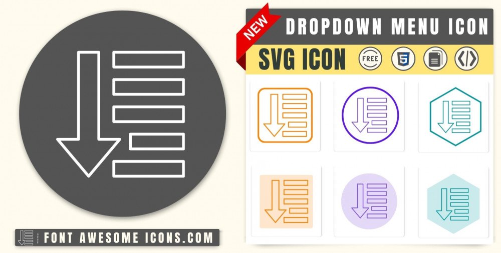 Biểu tượng menu thả xuống SVG: Mã biểu tượng menu thả xuống SVG miễn phí - icon Menu Font Awesome: Trong những năm gần đây, biểu tượng menu thả xuống SVG đã được sử dụng rộng rãi trên website nhờ khả năng tùy biến cao và hiệu ứng bắt mắt. Với mã miễn phí và dễ dàng tùy biến, người dùng có thể tận dụng được tối đa tính năng của biểu tượng menu thả xuống SVG để tạo ra một trang web chuyên nghiệp và độc đáo.