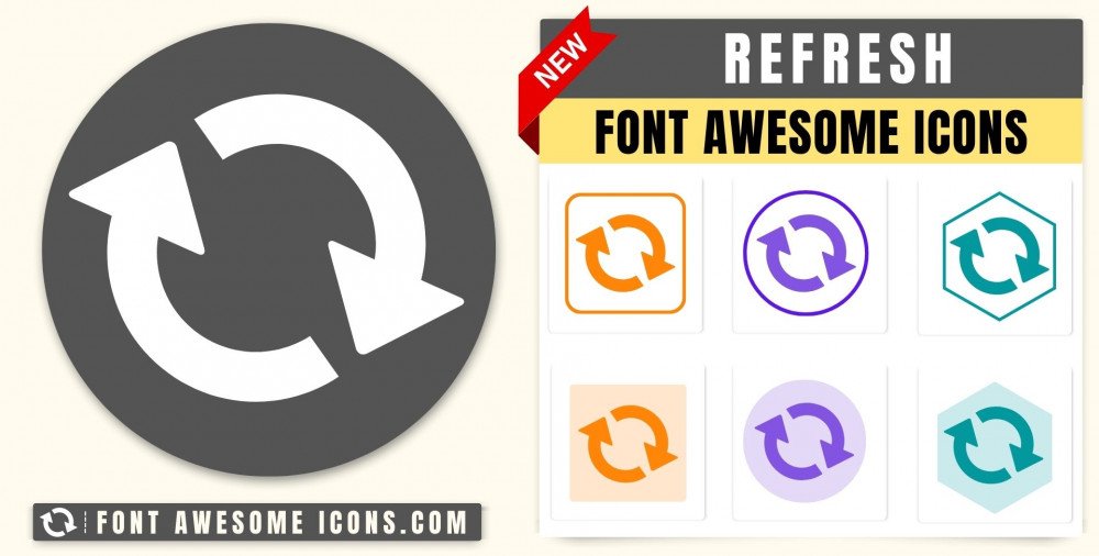 Font Awesome đã phát triển một Icon Refresh mới với nhiều tính năng tuyệt vời và quyền lực để giúp bạn tạo ra một trang web ấn tượng. Nếu bạn muốn trang web của bạn luôn được cập nhật và sáng tạo, hãy sử dụng Font Awesome Refresh Icon.