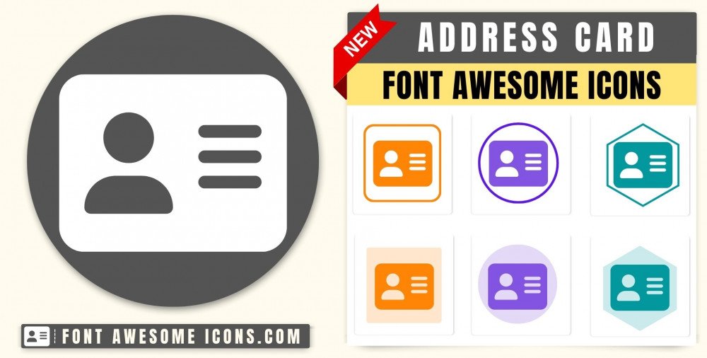 Cards Icon  Font Awesome