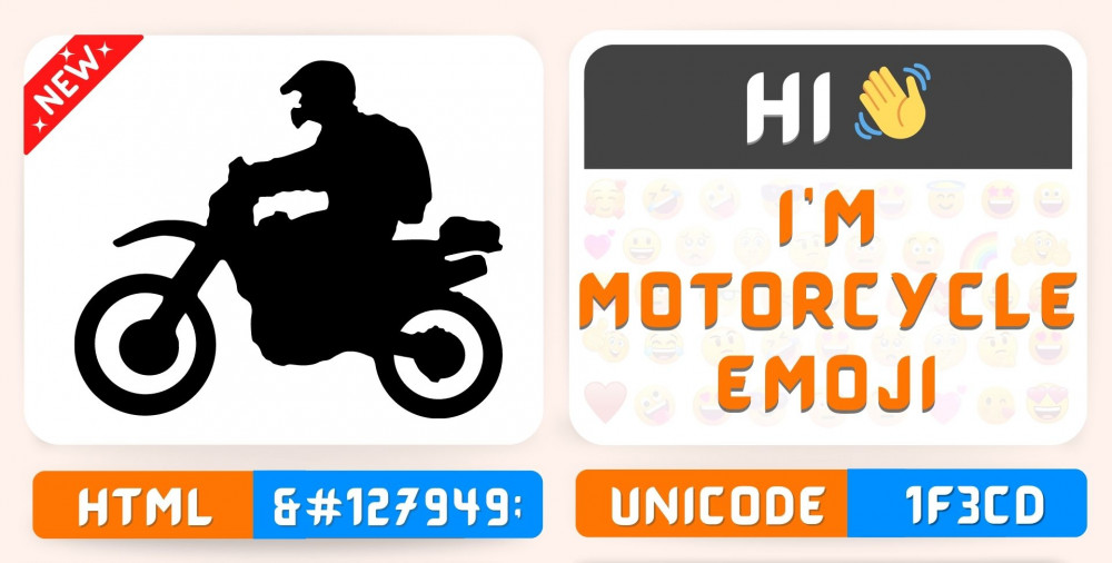 Motorcycle Emoji Copy Paste, Meaning Unicode