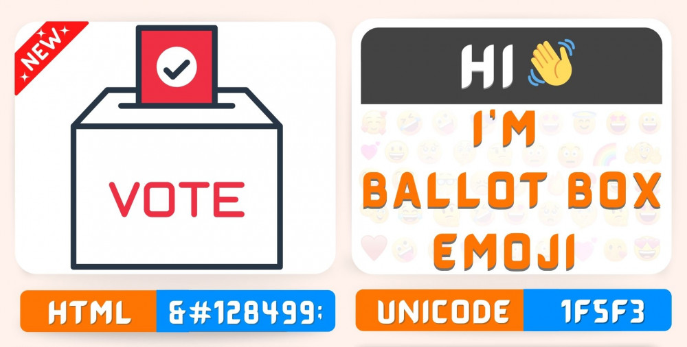 Ballot Box With Ballot Emoji Copy Paste, Meaning Unicode