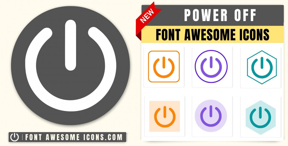 On Off Icon Font