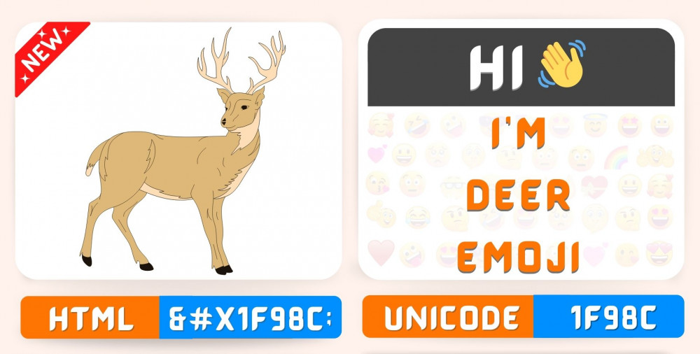 Deer Emoji Copy Paste, 歷 Meaning Unicode