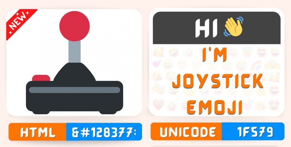Joystick Emoji Copy Paste, Meaning Unicode