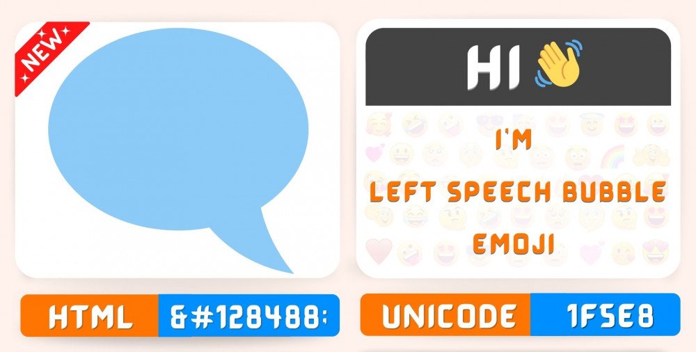 speech bubble unicode