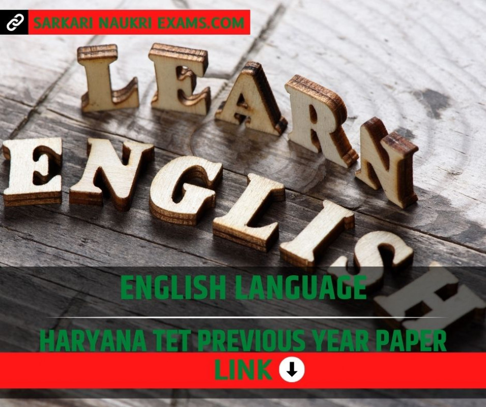 Haryana TET Previous Year Papers HTET Level 1, 2, 3 (PRT, TGT, PGT