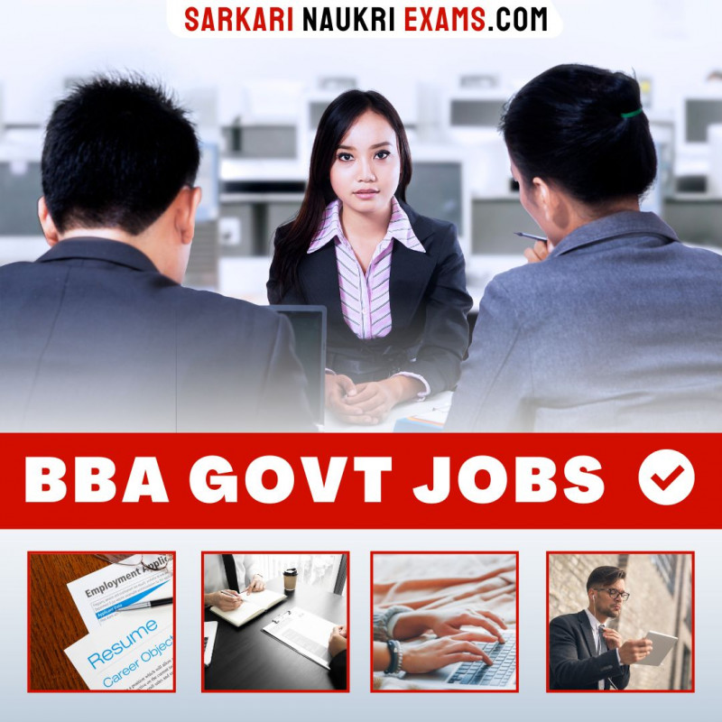BBA Govt Jobs 2024 Government Jobs After BBA