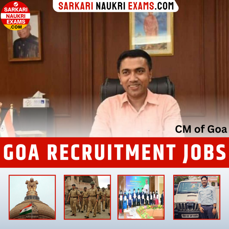 Goa Recruitment 2024, Goa Jobs Vacancy, Sarkari Naukri, Career goa.gov.in