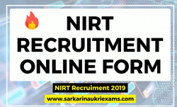  NIRT Chennai Recruitment 2019 Project Technician II/III , MTS, Scientist 