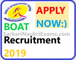 Boat Recruitment 2019 Cordite Factory
