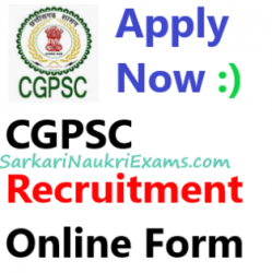 CGPSC State Service (Mains) Exam 2019 Post Preference