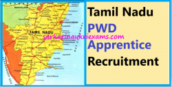 PWD Apprentice 2019 Training Tamil Nadu Recruitment