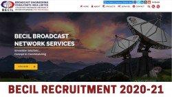 BECIL Assistant, Stenographer Recruitment 2021 Online Form Eligibility, Last Date