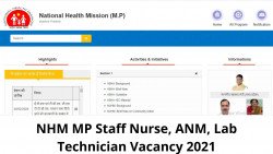 NHM MP Staff Nurse, ANM, Recruitment 2021