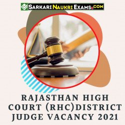 Rajasthan High Court District Judge (जिला जज) Prelims Result & Cutoff Marks 2021 Declared !!