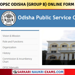 OPSC Odisha (Group B) Online Form 2021: Education Service Officer Post !!