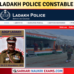 Ladakh Police Constable PMT / PET Admit Card 2022: Executive, Armed / IRP, HG/ CD/ SDRF Admit Card !