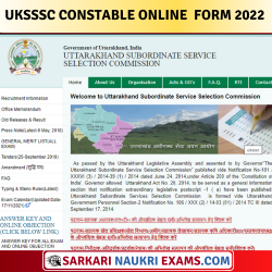 UKSSSC Constable / Fireman Exam Date, Admit Card 2022: UKSSSC Constable / Fireman Vacancy, Last Date