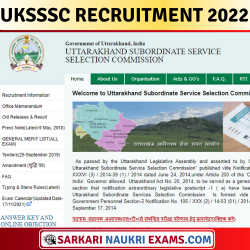 UKSSSC Head Constable Recruitment 2022 | Uttarakhand Chief Constable Apply Online Form For 272 Post !!