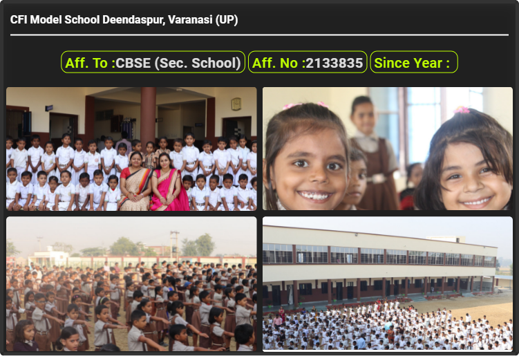 CFI Model School Deendaspur, Varanasi (UP)